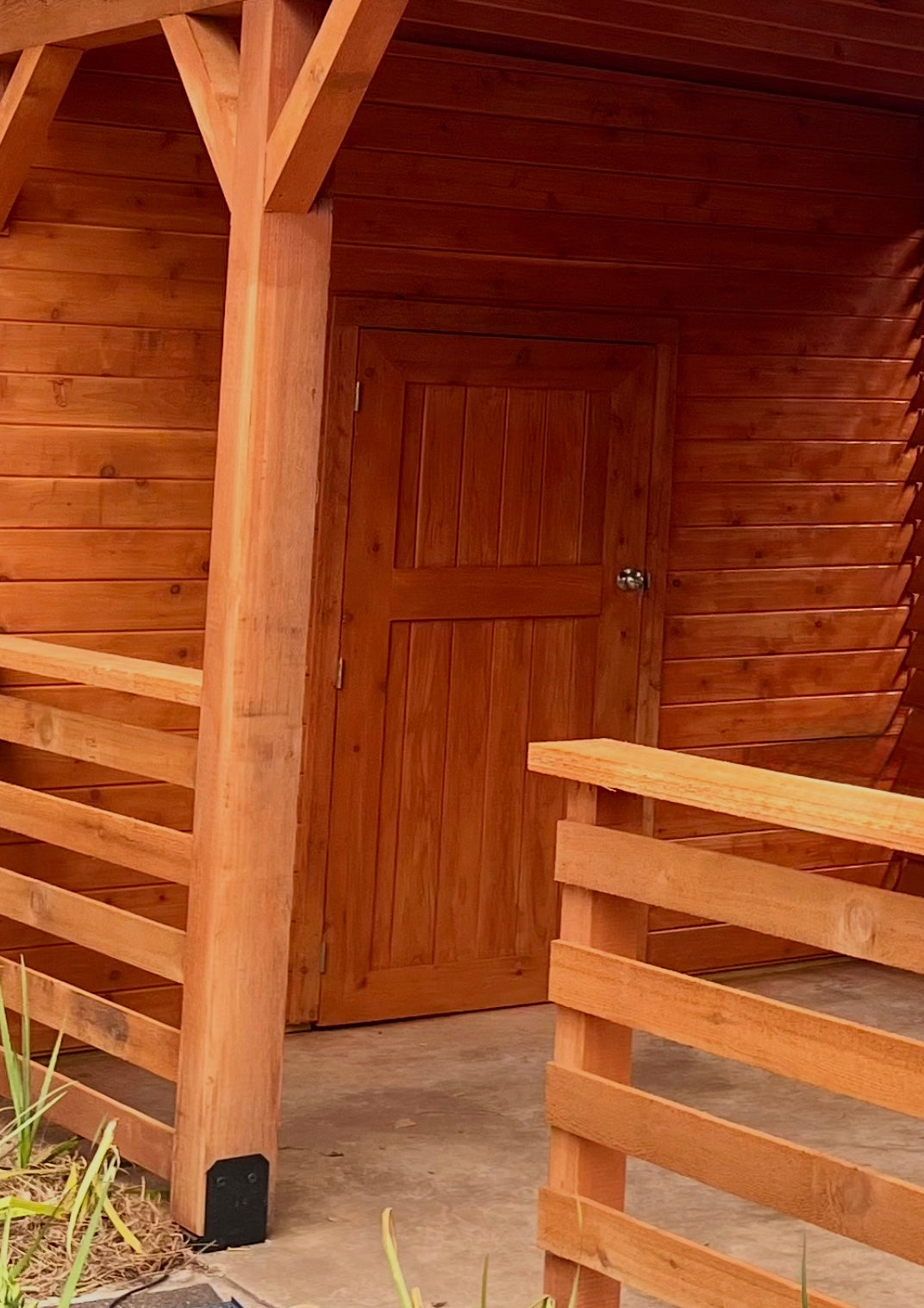 Mission Style Western Red Cedar Gate